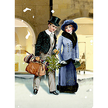 COPPENRATH A4 Adventskalender 95320 Weihnachtliches Stadtpanorama