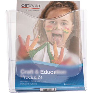 DEFLECTO Wandprospekthalter DocuPocket CP078YTCRY A4, hoch