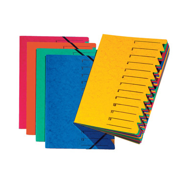 PAGNA Fächermappe EASY A4 24131-05 gelb 12 Fächer