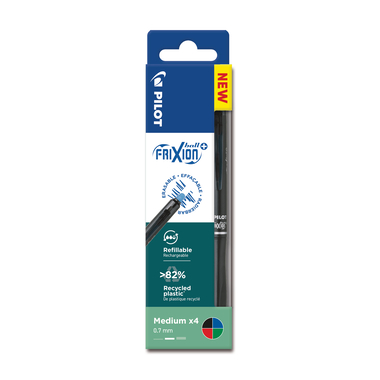 PILOT Frixion Ball Plus+ 0.7mm 4 pièces