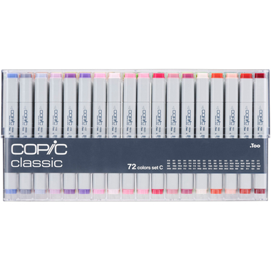 COPIC Marker Classic 20075162 Set C, 72 Stück