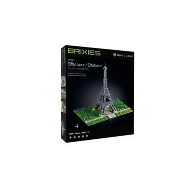 BRIXIES building block model Eiffel Tower made of 2814 building blocks