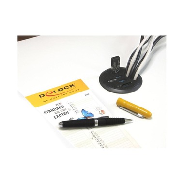 Delock Tisch-Hub USB 3.0 + SD Card Reader