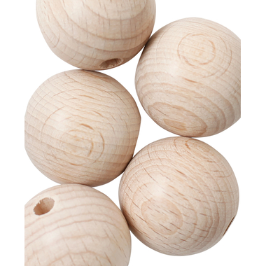I AM CREATIVE Palline di legno grezzo 25mm 4530.25 legno di faggio 5 pezzi