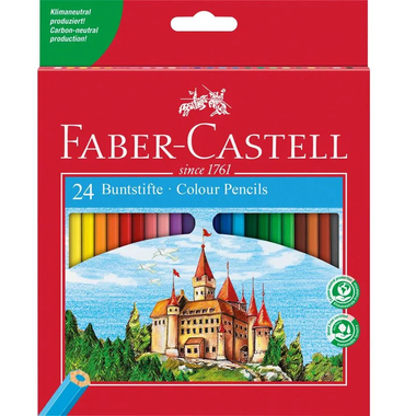 FABER-CASTELL Farbstifte Classic Colour 120124 24 Farben ass.
