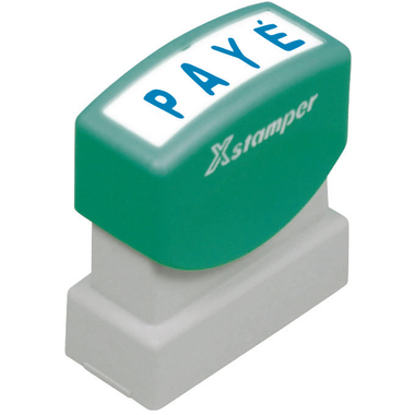 XSTAMPER Timbro Paye F102-B blu