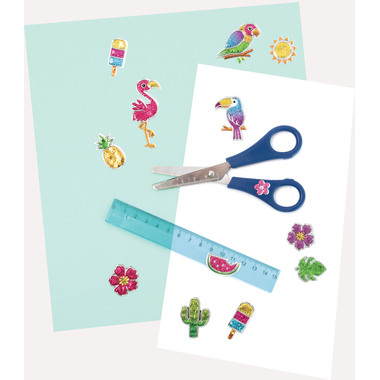 FOLIA Adesivi a bolle 14x21cm 19501 Tropical