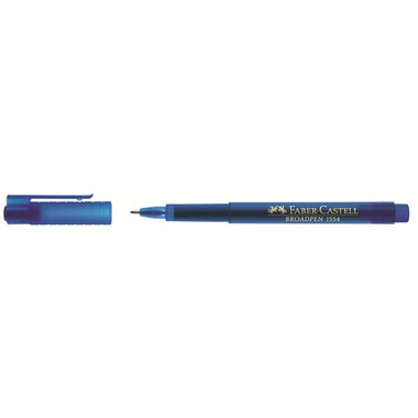 FABER-CASTELL Penna Broadpen 1554 0.8mm 155451 blu