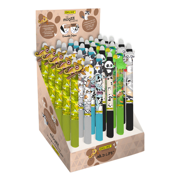ONLINE Gelschreiber magiXX Wild Life 35490/30 Display, assortiert 30 Stück