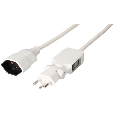 Max Hauri prolunga 3 m T13 - T12 Clip-Clap, bianco