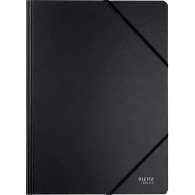 LEITZ Cartellina elastico Recycle A4 3908-00-95 nero, cartone