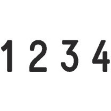 TRODAT Timbro testo 1554 4 cifre 5mm