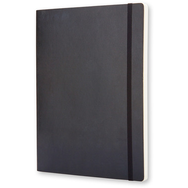 MOLESKINE Carnet Soft XL 726-1 en blanc noir