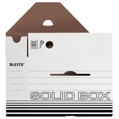 LEITZ Solid Box A4 6128-00-01 weiss 100x257x330mm