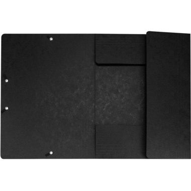 BIELLA Gummibandmappe A4 17840002U schwarz, 590gm2 220 Bl.