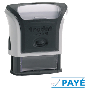 TRODAT Stempel PAYE 4911 blau