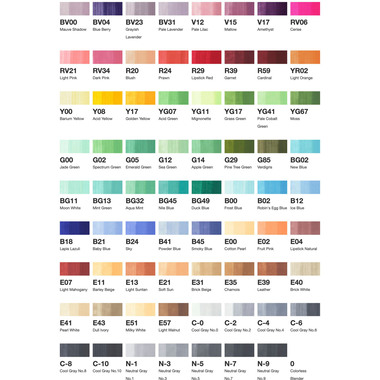 COPIC Marker Sketch 21075161 Set B, 72 Stück