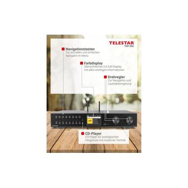 Telestar Lecteur audio réseau TOP 550 Noir