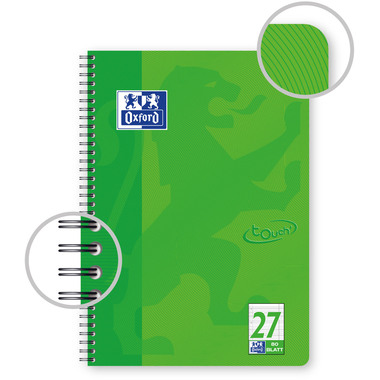 OXFORD Collegeblock Touch A4+ 400086494 ligné, 90g 80 flls.