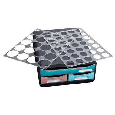 EXACOMPTA Set Tiroires SKANDI A4+ 311606D Small Box, 3 comp.