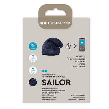 Sailor - Bonnet d'hiver avec écouteurs sans fil | SBS