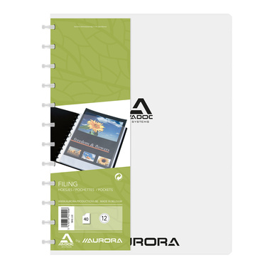 ADOC Livre prés. Standard A4 5842.110 transparent 40 poches