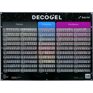 KARIN Gelpen DECOGEL 1.0 50 Colors 30C4 Display 400 pcs.
