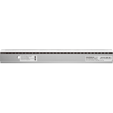 RUMOLD Righello taliente 30cm 663/30 Alu