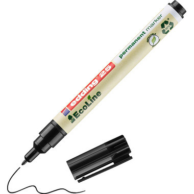 EDDING Permanent Marker 25 EcoLine 25-1 schwarz