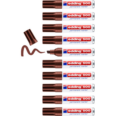 EDDING Permanent Marker 500 2-7mm 500-7 marrone