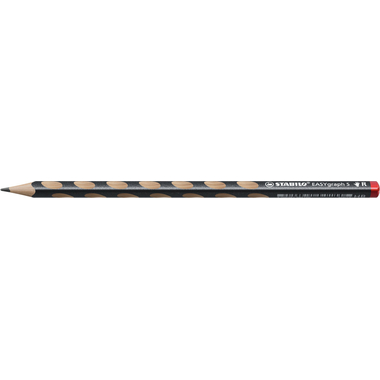 STABILO Bleistift Easygraph S B-58222-10 Metallic graphit, R, BL