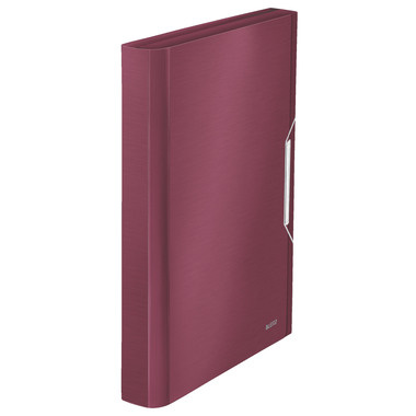 LEITZ Ordnungsmappe Style PP A4 39570028 granat rot 6 Fächer, 200 Blatt