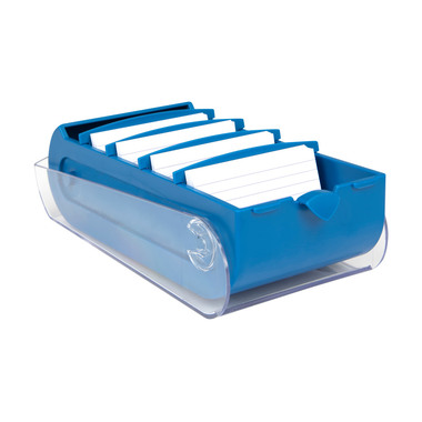 BIELLA Schedario Bunny Box A7 20879105U blu 13.2x8.5x25cm