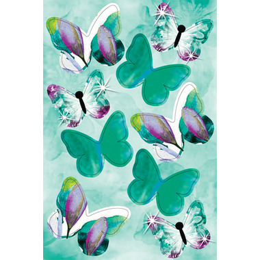 URSUS Sticker Schmetterlinge 21940099F 2 Farben 24 Stück