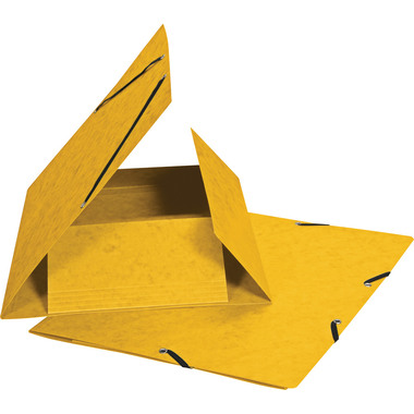 BIELLA Dossier ferm. Élastique A4 17840120U jaune, 355gm2 200 flls.