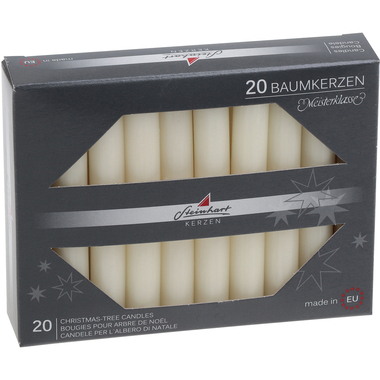 STEINHART Baumkerzen 95x13mm 02333-23 champagner 20 Stück