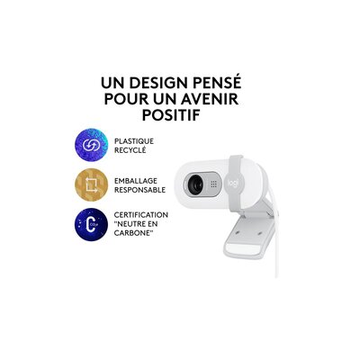 Logitech Brio 100 Blanc