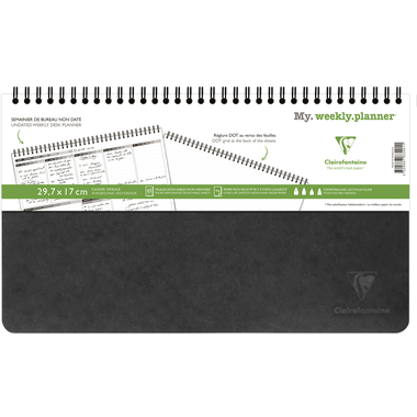 BIELLA Agenda AgeBag senza data 783491C Weekly 60 fogli bw. 29.7x17cm