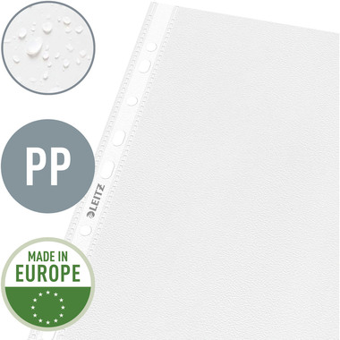 LEITZ Poches PP A4 47900000 grainée, 0,09 mm 100 pcs.