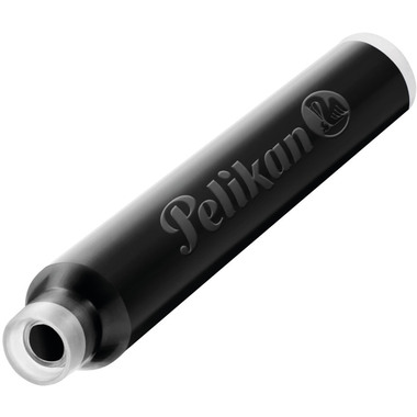 PELIKAN Tintenpatrone TP/6/2/B schwarz 12 Stück, Blister