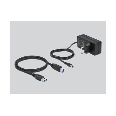 Delock USB Hub 63263 USB 3.0 - 4x USB-A / 2x Charging Port