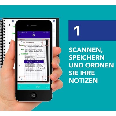 OXFORD Collegeblock A4+ 100050358 kariert, 90g 80 Blatt