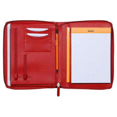 RHODIA Cartella conferenza A5 168106C rosso