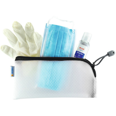 HERMA Reissverschlusstasche A6 20020 schwarz, 23x11cm