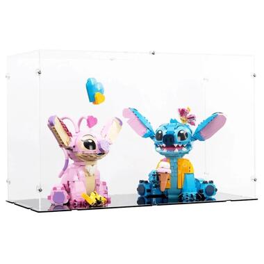 iDisplayit vetrina in acrilico per LEGO 43249/43257 Stitch/Angel