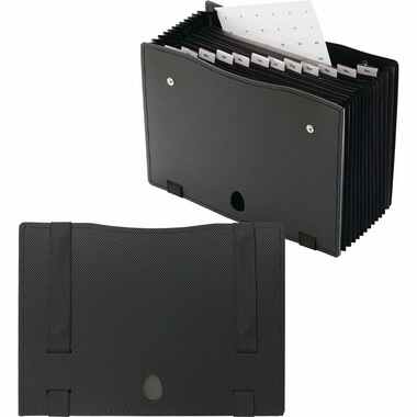 KOLMA Stehfächermappe Restless A4 11.030.06 schwarz