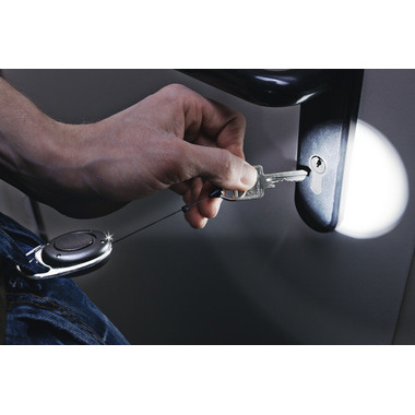 DURABLE Ausweishalter JOJO Style LED 819801 mit Ring schwarz