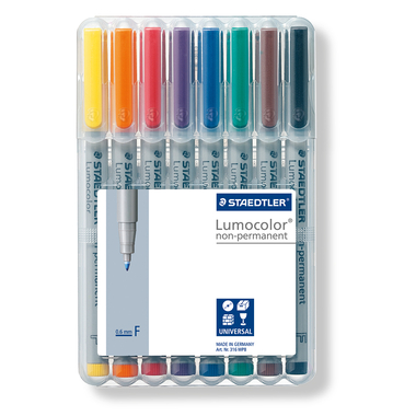 STAEDTLER Lumocolor non-perm. F 316 WP8 8 colori ass.