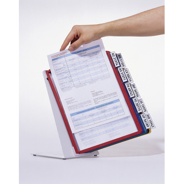 DURABLE Système d.présent. VARIO Table 557000 coloré, avec 10 pochettes A4