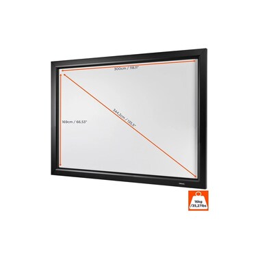 Celexon Rahmenleinwand HomeCinema Frame 300x169cm 16:9
